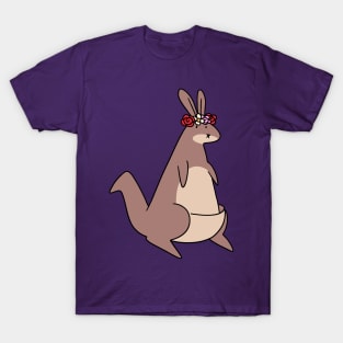 Flower Crown Kangaroo T-Shirt